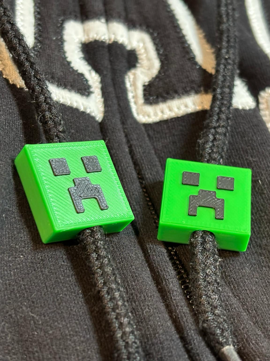Square Craft Drawstring Charms