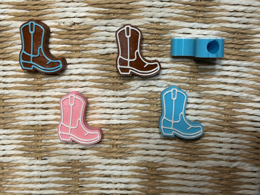 Cowboy Boot Straw Topper