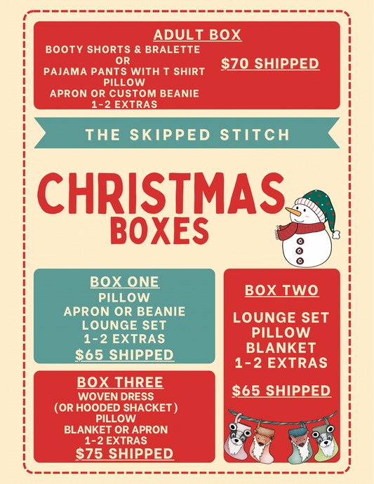 Christmas Boxes (multiple options)