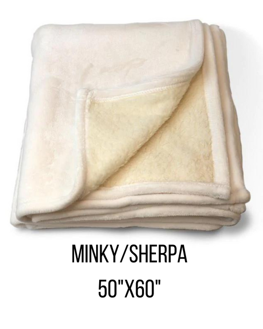 Minky/Sherpa Blanket