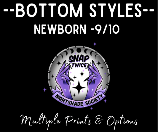 Bottoms, Overalls, & Leg Warmers (Multiple Styles Available)