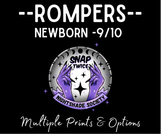 Rompers (Multiple Styles & Prints)