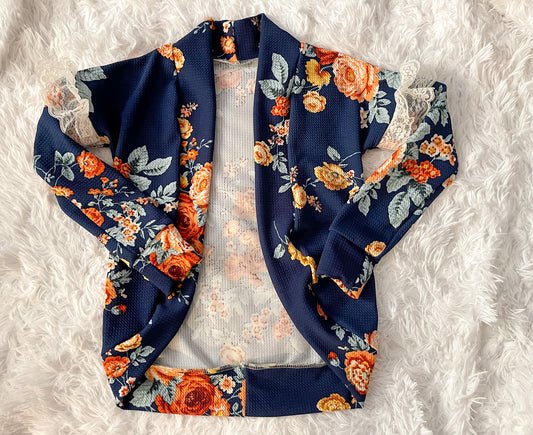Size 8 Cardigan with Ruffles